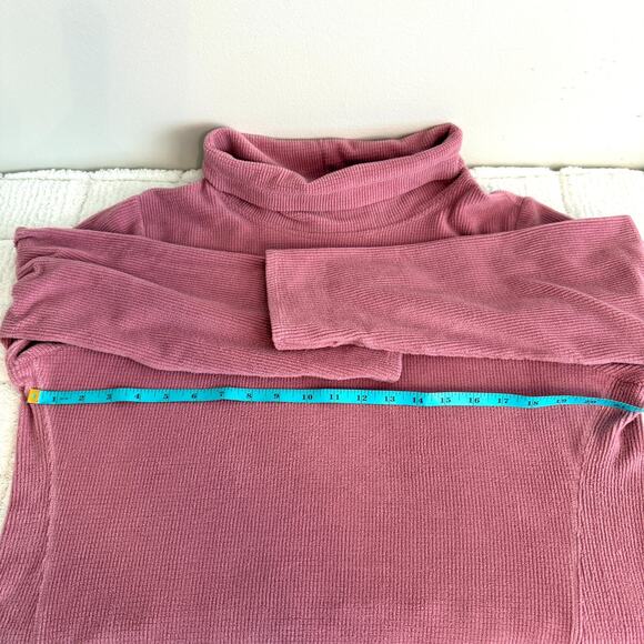 Free Country Womens Mauve Long Sleeve Cowl Neck Sweater XL Casual Cozy Timeless - Picture 4 of 14